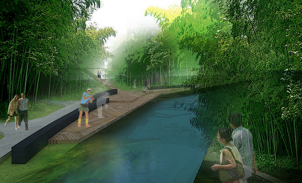 同和山致 龙虎山风景区修建性规划:溪流竹林景观 龙虎山风景区修建性规划:溪流竹林景观